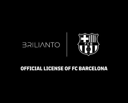 Licencia oficial del FC Barcelona x Brilianto. Colección exclusiva de diamantes.