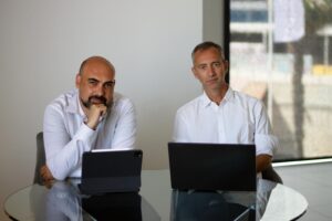 Raúl López, COO, y Félix Loureiro, CEO de Sede Blockchain