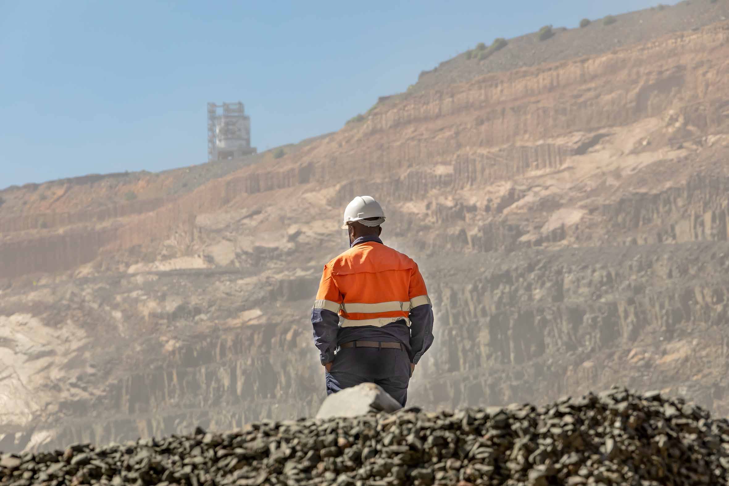 Mina de diamantes en Botswana, país participante en el Kimberley Process